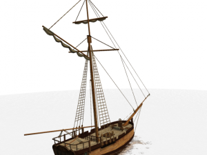 hms 18 sailships collection 3D Model