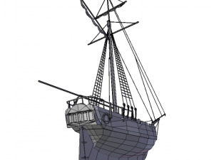 hms 18 sailships collection 3D Model