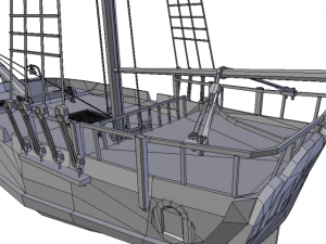 hms 18 sailships collection 3D Model