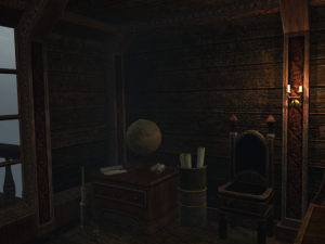 hms capitans cabine 3D Модель