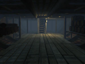 HMS 다운홀드 3D 모델