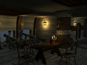 hms wardroom 3D 모델