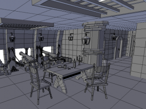 hms wardroom 3D Model