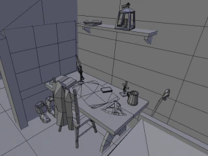 hms wardroom 3D Model