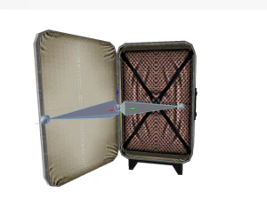 trip bags rigged 3D Model