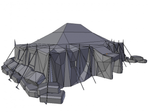 military tent 3D Model