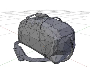 spor &ccedil;antası 3D Model