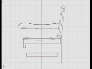 park bench 1 3D Model