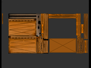 park bench 1 3D Model