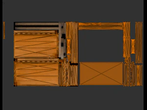 park bench 1 3D Model