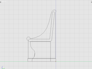 park bench 2 Model 3D