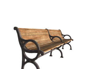 park bench 3 3D Model