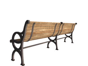 park bench 3 3D Model