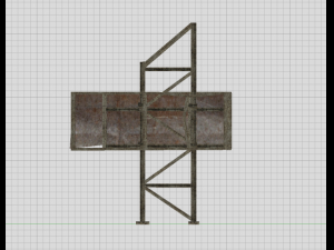 old billboard 3D Model