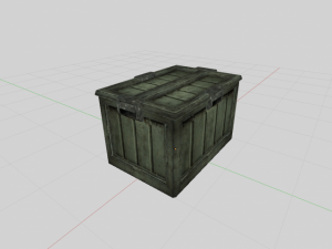 military container Modèle 3D