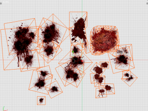 8 blood decals pack 3D मॉडल