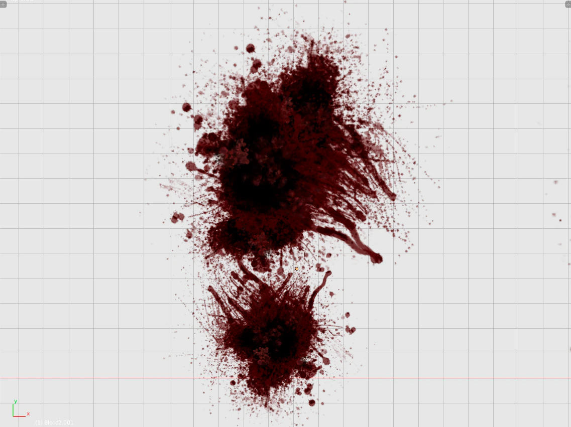 blood decal 2 3D Model .c4d .max .obj .3ds .fbx .stl .blend 