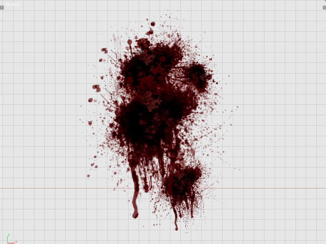 blood decal 3 3D Model .c4d .max .obj .3ds .fbx .stl .blend 