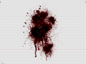 blood decal 3 3D Model
