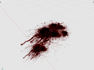 blood decal 3 3D Model