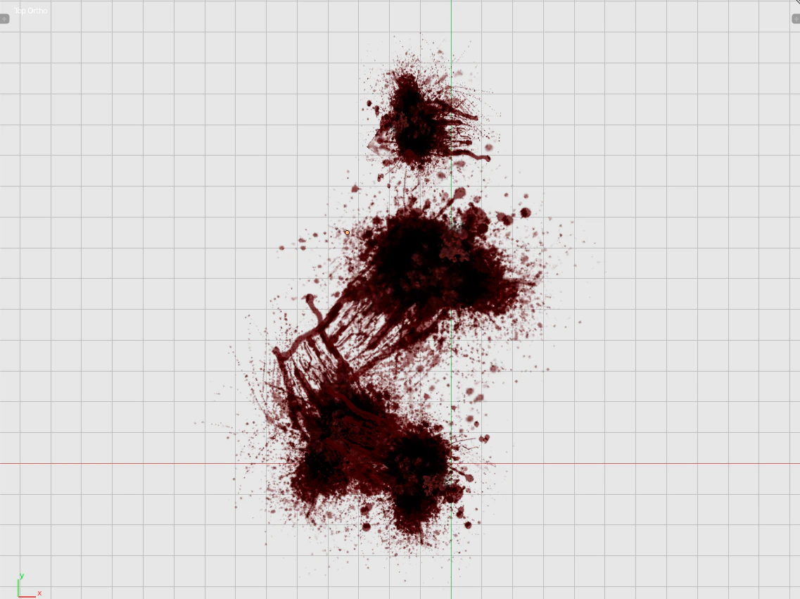 blood decal 4 3D Model .c4d .max .obj .3ds .fbx .stl .blend 