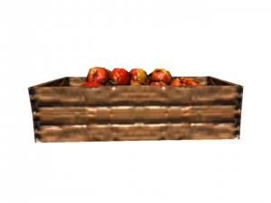 box of apples 3D मॉडल
