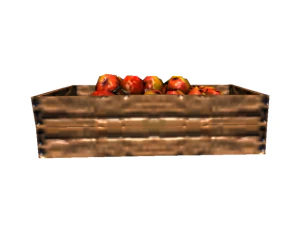 box of apples 3D Model