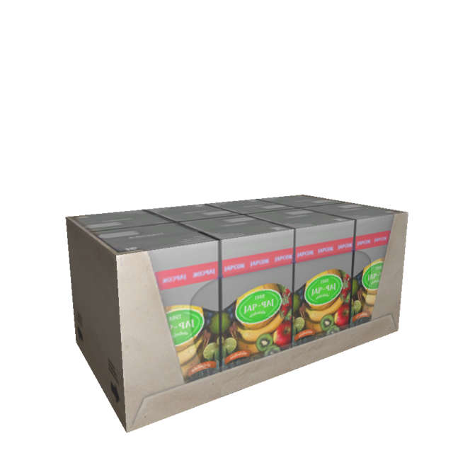 box of juice Modelo 3D .c4d .max .obj .3ds .fbx .stl .blend 