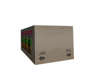 box of juice Modelo 3D