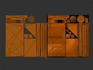 cargo vagon train 3D 모델