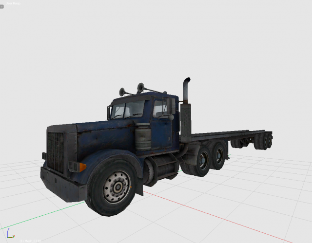 lorry 3D Model .c4d .max .obj .3ds .fbx .stl .blend 