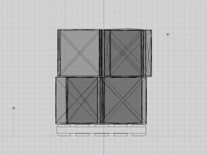 group of boxes 3D Model
