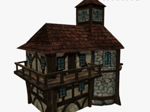 medieval house 1 3D Модель