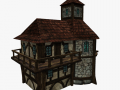 medieval house 1 3D 模型