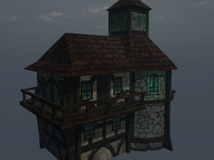 medieval house 1 3D Model