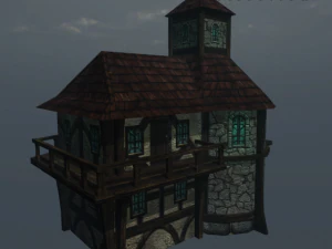 medieval house 1 3D Model