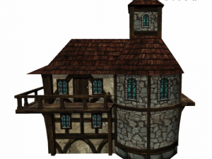 medieval house 1 3D Model