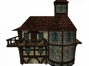 medieval house 1 3D Model