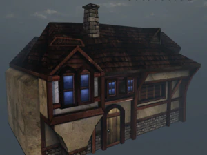 medieval house 2 3D Model
