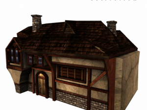 medieval house 2 3D 模型