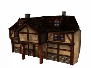 medieval house 2 3D Model