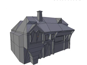 medieval house 2 3D Model