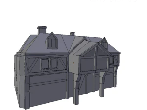 medieval house 2 3D Model