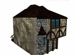 medieval house 3 Modelo 3D