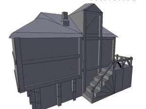 medieval house 3 3D Model