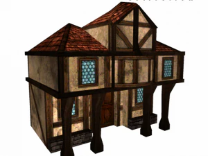 medieval house 4 3D Model