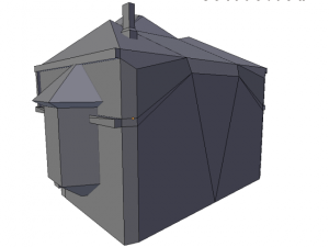 medieval house 4 3D Model