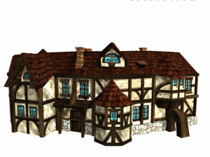 medieval house 5 Modèle 3D