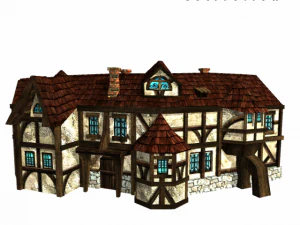 medieval house 5 3D Model