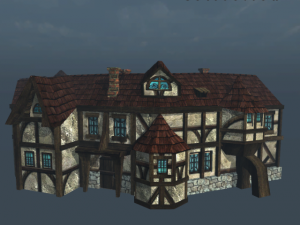 medieval house 5 3D Model